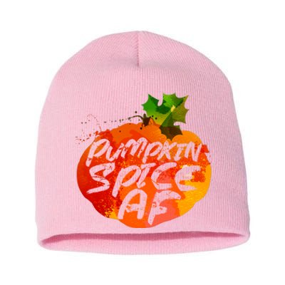 Pumpkin Spice AF Short Acrylic Beanie