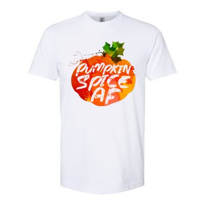 Pumpkin Spice AF Softstyle® CVC T-Shirt