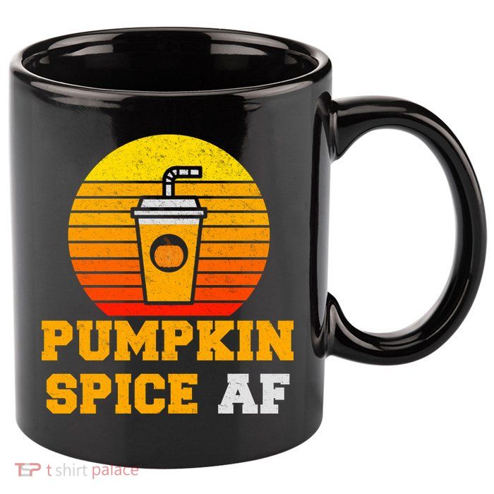 Pumpkin Spice AF1 11oz C Handle Ceramic Mug