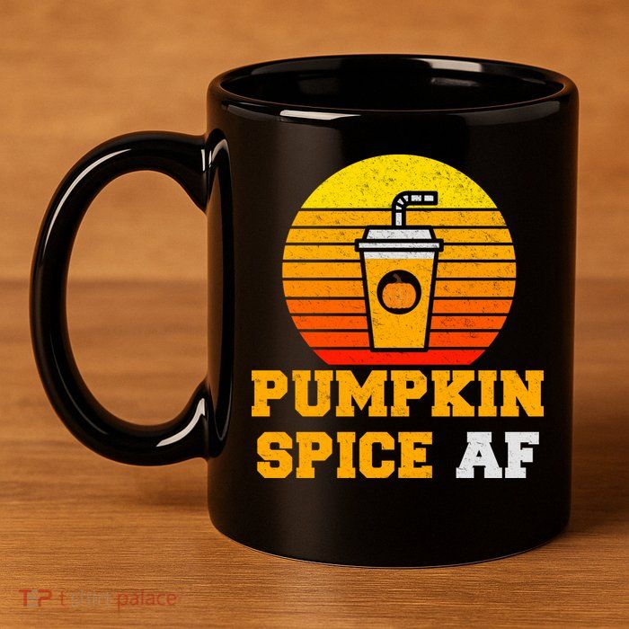 Pumpkin Spice AF1 11oz C Handle Ceramic Mug