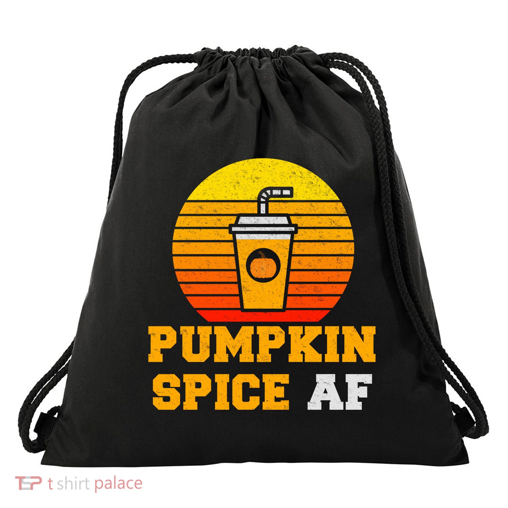 Pumpkin Spice AF1 Drawstring Bag