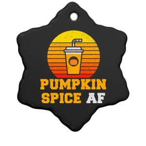 Pumpkin Spice AF1 Ceramic Star Ornament