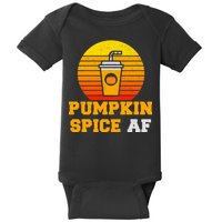 Pumpkin Spice AF1 Baby Bodysuit