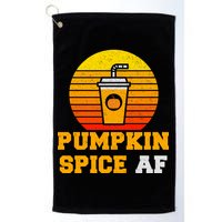 Pumpkin Spice AF1 Golf Towel