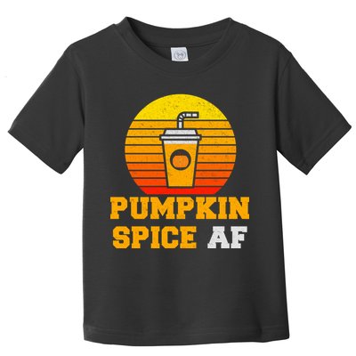 Pumpkin Spice AF1 Toddler T-Shirt