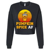 Pumpkin Spice AF1 Cropped Pullover Crew