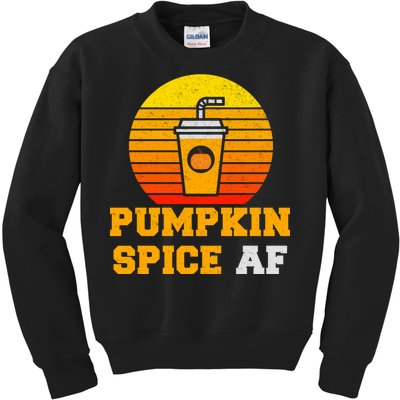 Pumpkin Spice AF1 Kids Sweatshirt