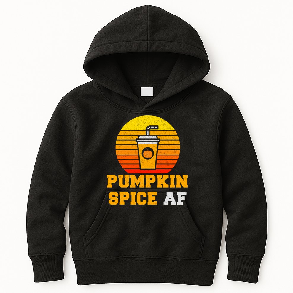 Pumpkin Spice AF1 Kids Hoodie