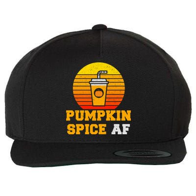 Pumpkin Spice AF1 Wool Snapback Cap