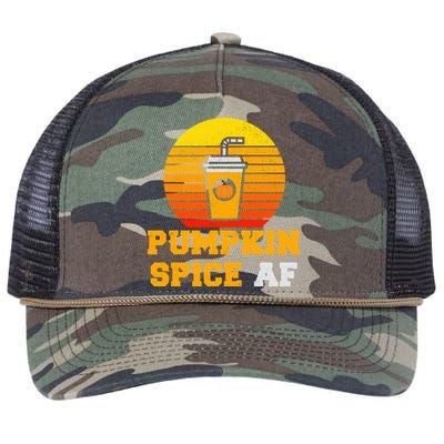 Pumpkin Spice AF1 Retro Rope Trucker Hat Cap