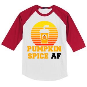 Pumpkin Spice AF1 Kids Colorblock Raglan Jersey