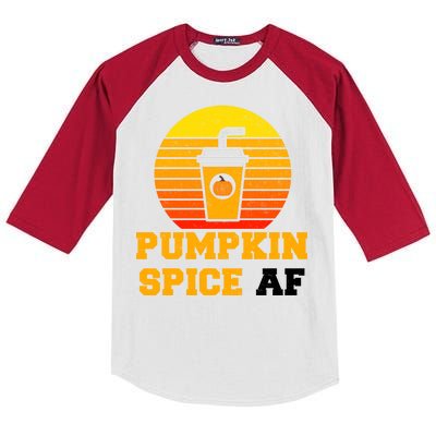 Pumpkin Spice AF1 Kids Colorblock Raglan Jersey