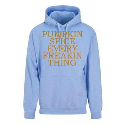 Pumpkin Spice Every Freakin Thing Unisex Surf Hoodie