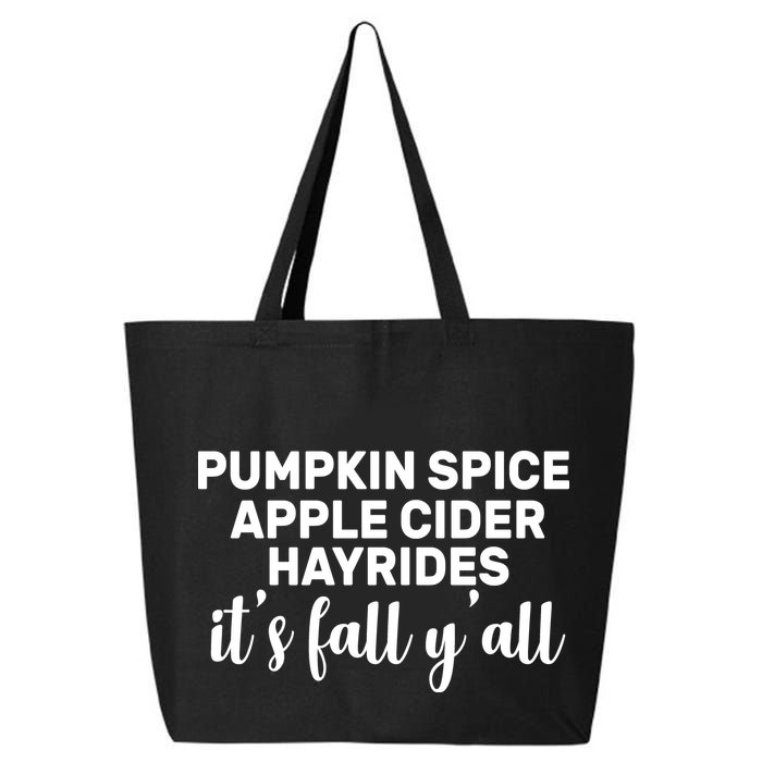  Pumpkin Spice It's Fall Y'all 25L Jumbo Tote