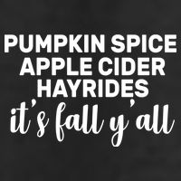  Pumpkin Spice It's Fall Y'all 25L Jumbo Tote