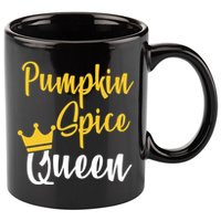 Pumpkin Spice Queen 11oz C Handle Ceramic Mug