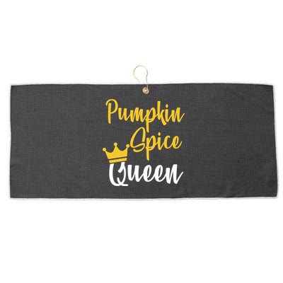 Pumpkin Spice Queen Large Microfiber Waffle Golf Towel