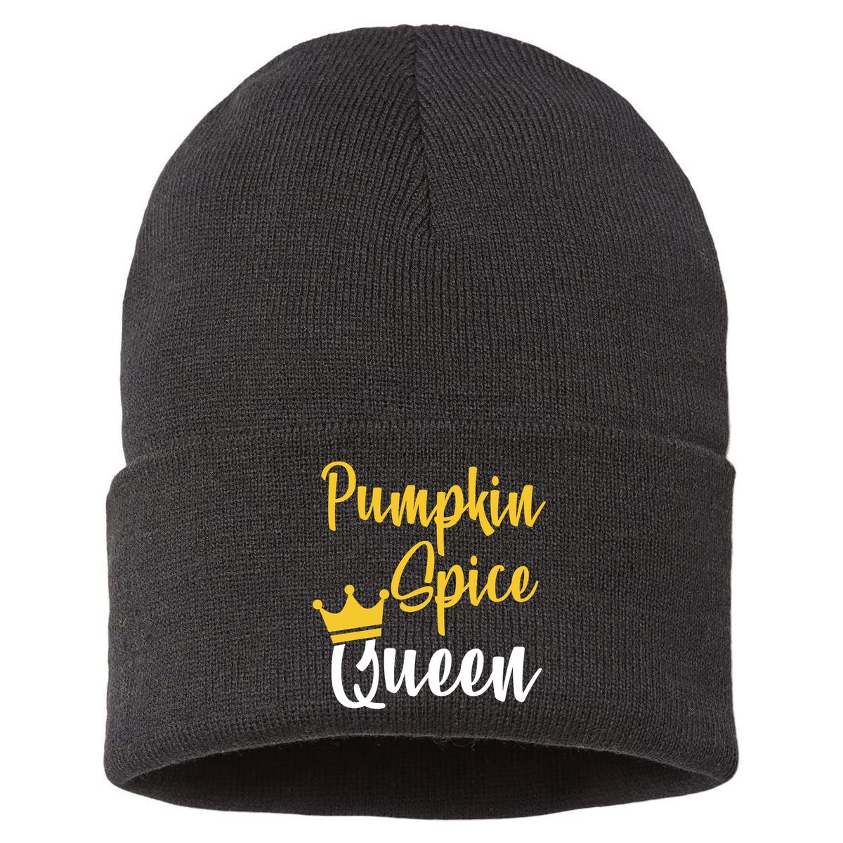 Pumpkin Spice Queen Sustainable Knit Beanie