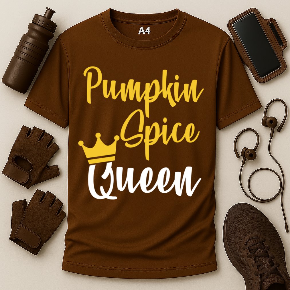 Pumpkin Spice Queen Cooling Performance Crew T-Shirt