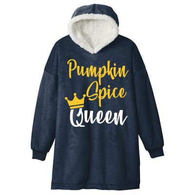 Pumpkin Spice Queen Hooded Wearable Blanket