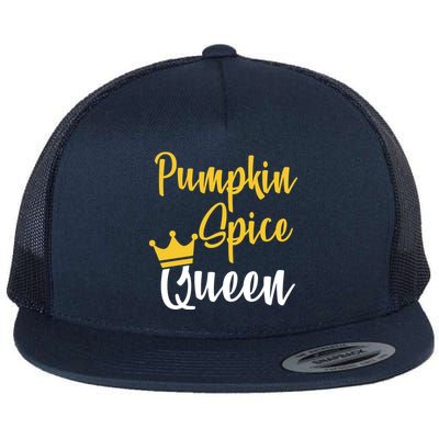 Pumpkin Spice Queen Flat Bill Trucker Hat