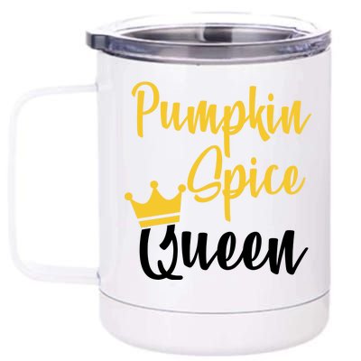 Pumpkin Spice Queen 12 oz Stainless Steel Tumbler Cup