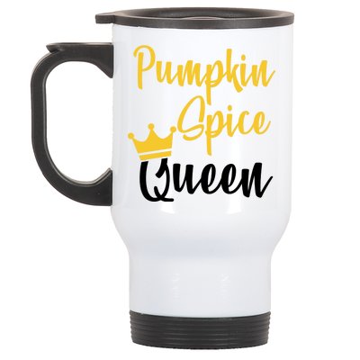 Pumpkin Spice Queen Stainless Steel Travel Mug