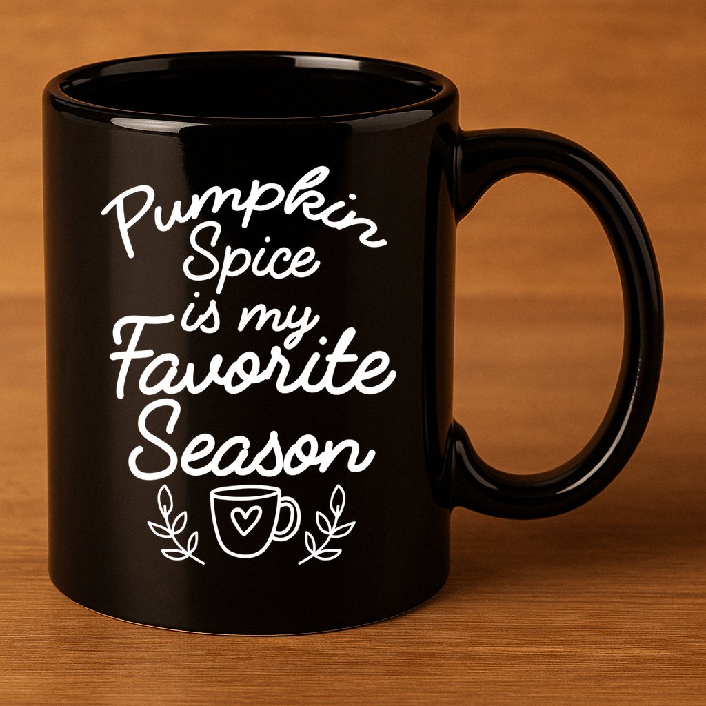 Pumpkin Spice Season 11oz C Handle Ceramic Mug