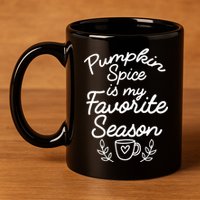 Pumpkin Spice Season 11oz C Handle Ceramic Mug