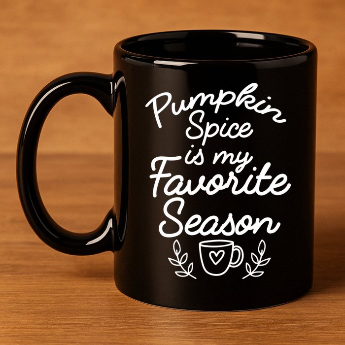 Pumpkin Spice Season 11oz C Handle Ceramic Mug