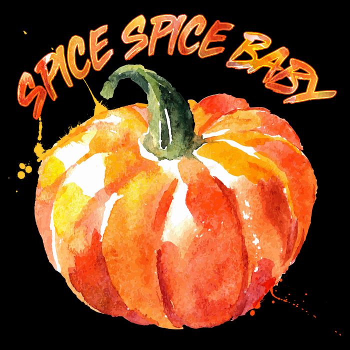 Pumpkin Spice Spice Baby Flat Bill Trucker Hat