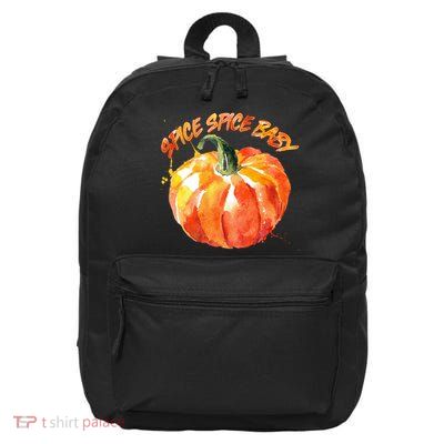 Pumpkin Spice Spice Baby 16 in Basic Backpack