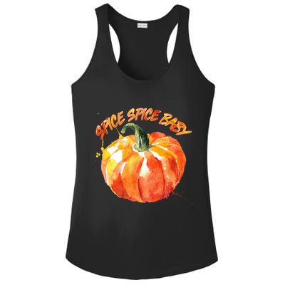 Pumpkin Spice Spice Baby Ladies PosiCharge Competitor Racerback Tank