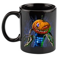 Pumpkinhead Scarecrow Halloween 11oz C Handle Ceramic Mug