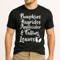 Pumpkins Hayrides Apple Cider and Falling Leaves Cooling Performance Crew T-Shirt