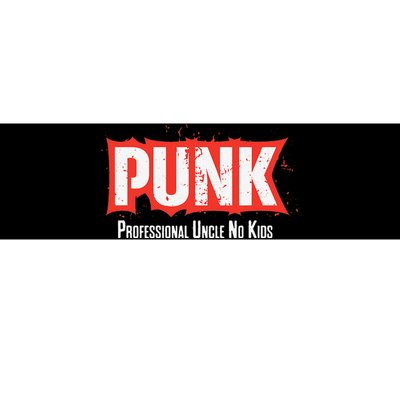 Punk Uncle No Bumper Sticker