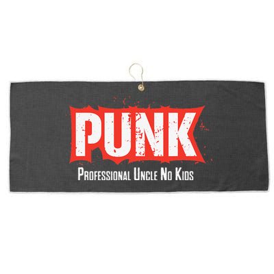 Punk Uncle No Large Microfiber Waffle Golf Towel