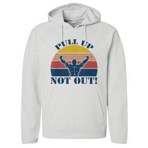 Pull Up Not Out WEIGHT LIFTING Performance Fleece Hoodie