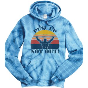 Pull Up Not Out WEIGHT LIFTING Tie Dye Hoodie