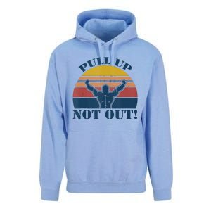 Pull Up Not Out WEIGHT LIFTING Unisex Surf Hoodie