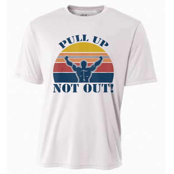 Pull Up Not Out WEIGHT LIFTING Cooling Performance Crew T-Shirt