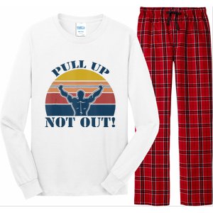 Pull Up Not Out WEIGHT LIFTING Long Sleeve Pajama Set