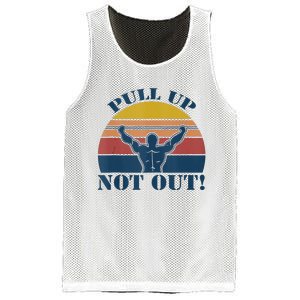 Pull Up Not Out WEIGHT LIFTING Mesh Reversible Basketball Jersey Tank