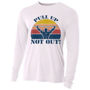 Pull Up Not Out WEIGHT LIFTING Cooling Performance Long Sleeve Crew