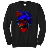 Punk Rock Neon Skull Head Sweatshirt