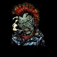 Punk Zombie Cooling Performance Crew T-Shirt