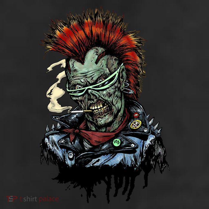 Punk Zombie 11oz C Handle Ceramic Mug