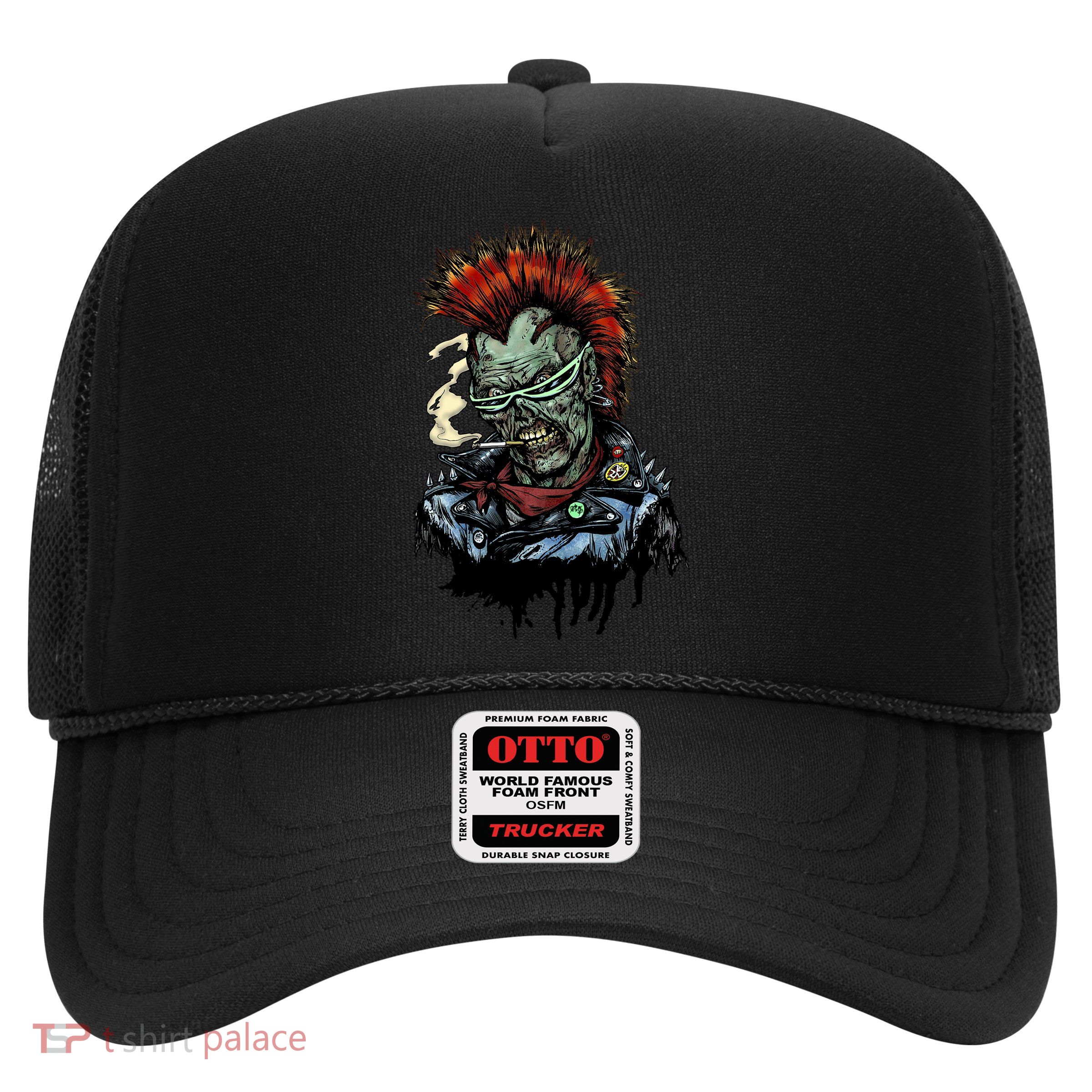 Punk Zombie Trucker Hat