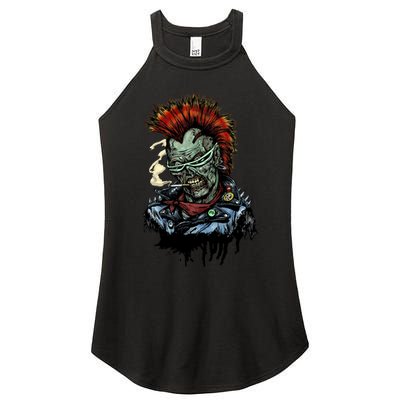 Punk Zombie Women's Perfect Tri Rocker Tank