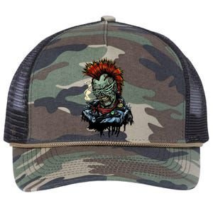 Punk Zombie Retro Rope Trucker Hat Cap